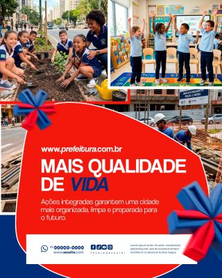 Prefeitura Social Media PSD Editável