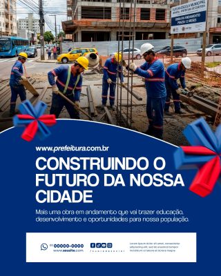 Prefeitura Social Media PSD Editável