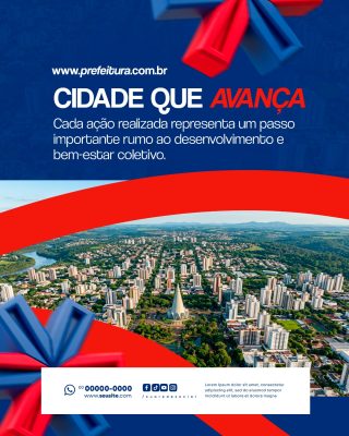 Prefeitura Social Media PSD Editável