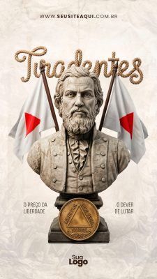 Story Tiradentes O Preço da Liberdade e O Dever de Lutar PSD Editável