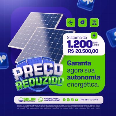 Preço Reduzido Garanta agora Sua Autonomia PSD Editável