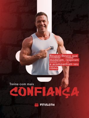 Fitness Treine Com Mais Confiança Promoção Roupas PSD Editável