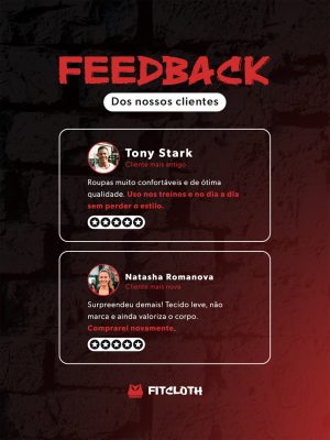 Feedback Clientes Depoimentos e Avaliações de Produtos PSD Editável
