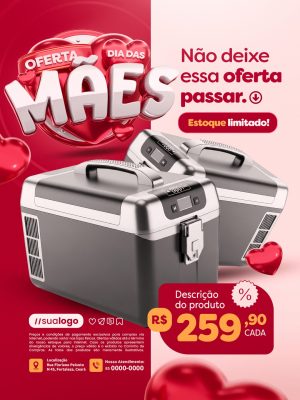 Oferta Dia das Mães Não Deixe Essa Oferta Passar PSD Editável