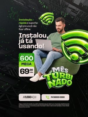 Mês Turbinado Instalou Já Tá Usando PSD Editável