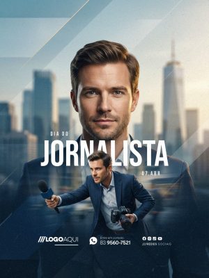 Dia do Jornalista 7 de Abril PSD Editável