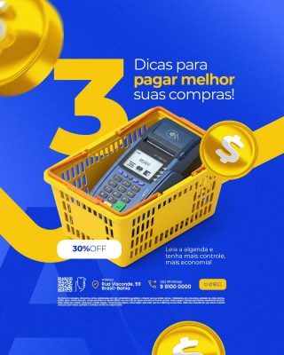 Supermercado Dicas Para Pagar Melhor Suas Compras 30% OFF PSD Editável