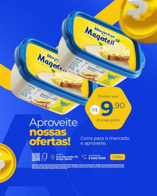 Supermercado Aproveite Nossas Ofertas PSD Editável