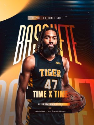 Campeonato Basquete Mundial Tiger PSD Editável