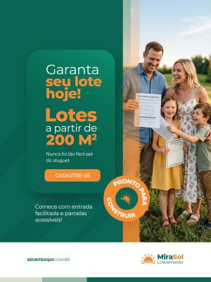 Imobiliária Garanta Seu Lote Hoje PSD Editável