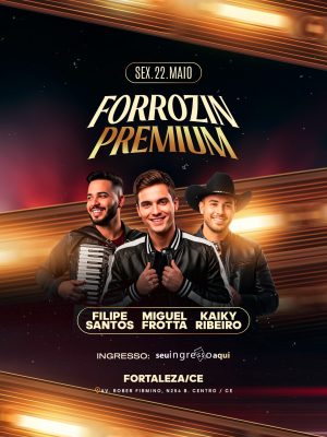 Flyer Próximos Shows Forrozin Premium PSD Editável