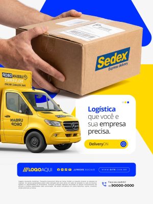 Transportadora Logística Que Você e Sua Empresa Precisa PSD Editável