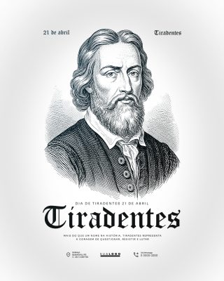 Dia de Tiradentes 21 de Abril Social Media PSD Editável