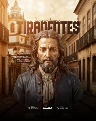 Dia de Tiradentes 21 de Abril Social Media PSD Editável